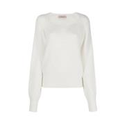 Trui Twinset , White , Dames