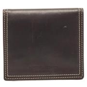 Pre-owned Leather wallets Bottega Veneta Vintage , Gray , Dames