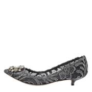 Pre-owned Lace heels Dolce & Gabbana Pre-owned , Gray , Dames