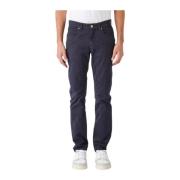 Heren Katoenen Slim Fit Vijf Zakken Broek Jeckerson , Blue , Heren