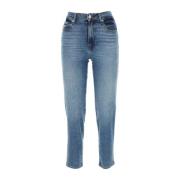 Stretch Skinny Denim Jeans 7 For All Mankind , Blue , Dames