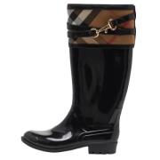 Pre-owned Canvas boots Burberry Vintage , Black , Dames