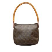 Pre-owned Canvas handbags Louis Vuitton Vintage , Brown , Dames