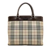 Pre-owned Canvas totes Burberry Vintage , Brown , Dames
