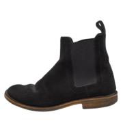 Pre-owned Suede boots Bottega Veneta Vintage , Black , Dames