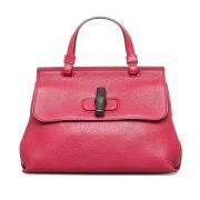 Pre-owned Leather gucci-bags Gucci Vintage , Red , Dames