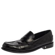 Pre-owned Leather flats Louis Vuitton Vintage , Black , Dames