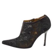 Pre-owned Lace boots Dolce & Gabbana Pre-owned , Black , Dames
