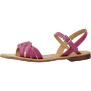 Stijlvolle Platte Sandalen Geox , Pink , Dames