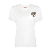 Klassieke Tiger Jersey T-shirt Kenzo , White , Dames