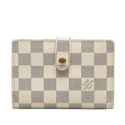 Pre-owned Canvas wallets Louis Vuitton Vintage , White , Dames