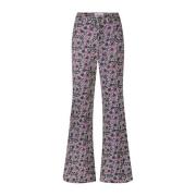 Hoge Taille Flared Broek Fabienne Chapot , Multicolor , Dames