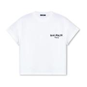 T-shirt met logo Balmain , White , Dames