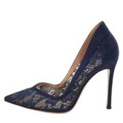 Pre-owned Lace heels Gianvito Rossi Pre-owned , Blue , Dames