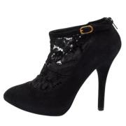 Pre-owned Lace boots Dolce & Gabbana Pre-owned , Black , Dames