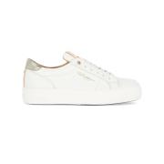 Storm Luca Leren Sneakers Fred De La Bretoniere , Beige , Dames