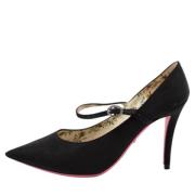 Pre-owned Fabric heels Gucci Vintage , Black , Dames