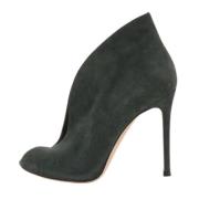 Pre-owned Suede boots Gianvito Rossi Pre-owned , Green , Dames