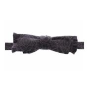 Paisley Vlinderdas Dolce & Gabbana , Black , Heren