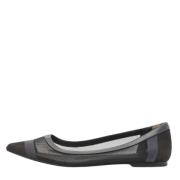 Pre-owned Leather flats Fendi Vintage , Black , Dames