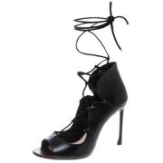 Pre-owned Suede heels Dior Vintage , Black , Dames