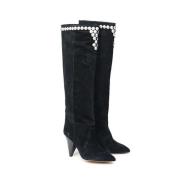 Pre-owned Suede boots Isabel Marant Pre-owned , Black , Dames