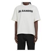 Cosmic Latte Logo T-Shirt Jil Sander , White , Heren