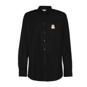 Klassieke Teddy Shirt Moschino , Black , Heren