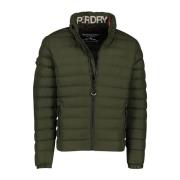 Groene Winterjas met Rits Superdry , Green , Heren