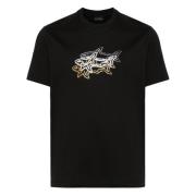 Biologisch katoenen T-shirt Paul & Shark , Black , Heren