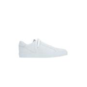 Witte lage sneakers met geborduurde inzet Brunello Cucinelli , White ,...