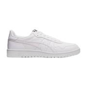 Heren Leren Sneakers Asics , White , Heren