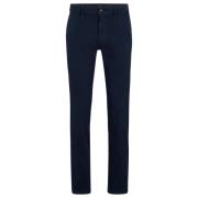 Slim Fit Chino Broek Hugo Boss , Blue , Heren