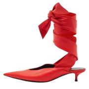 Pre-owned Leather heels Balenciaga Vintage , Red , Dames