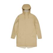 Lange Jas W3 Zand Rains , Beige , Dames