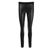 Leggings van imitatieleer Marc Cain , Black , Dames