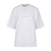 Witte T-Shirt voor Heren Marni , White , Dames