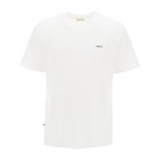 T-shirt met logolabel van puur katoenen jersey Autry , White , Heren