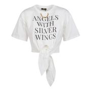 Gesso T-Shirt Elisabetta Franchi , White , Dames