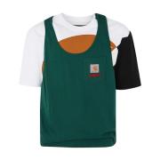 Steen Groene T-Shirt voor Mannen Marni , Multicolor , Heren