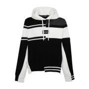 Katoenen Hoodie met Logodetail Dolce & Gabbana , Black , Heren