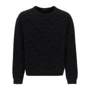 Sweatshirt met Flocked Logo in Katoenen French Terry Dolce & Gabbana ,...