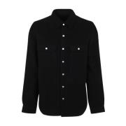 Outshirt Jacket Rick Owens , Black , Heren