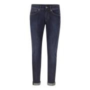 George Skinny Fit Lage Taille Jeans Dondup , Blue , Heren