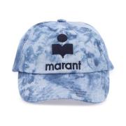 Tyron Baseball Cap met geborduurd logo en tie-dye print Isabel Marant ...