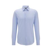 Normaal Overhemd Hugo Boss , Blue , Heren