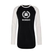 Siracusa Longlap Nero T-Shirt Borgo , Black , Heren