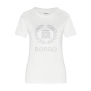 Andalusia Miura Bianco T-Shirt Borgo , White , Dames
