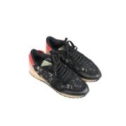 Pre-owned Fabric sneakers Valentino Vintage , Black , Dames