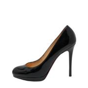 Pre-owned Leather heels Christian Louboutin Pre-owned , Black , Dames